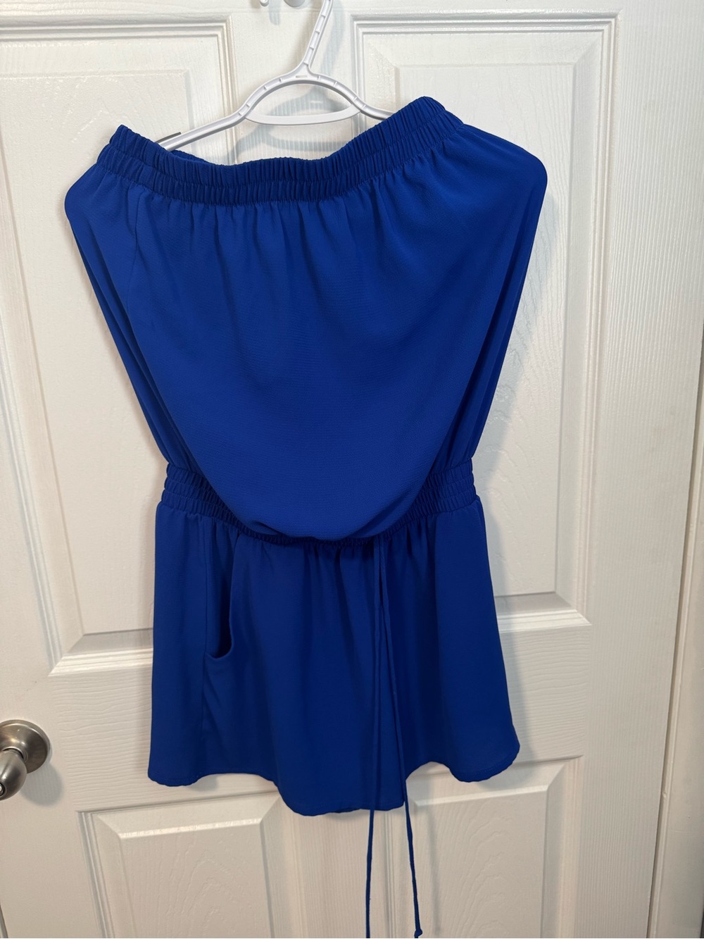 Pink Lily Girls Royal Blue Ruffled Dress